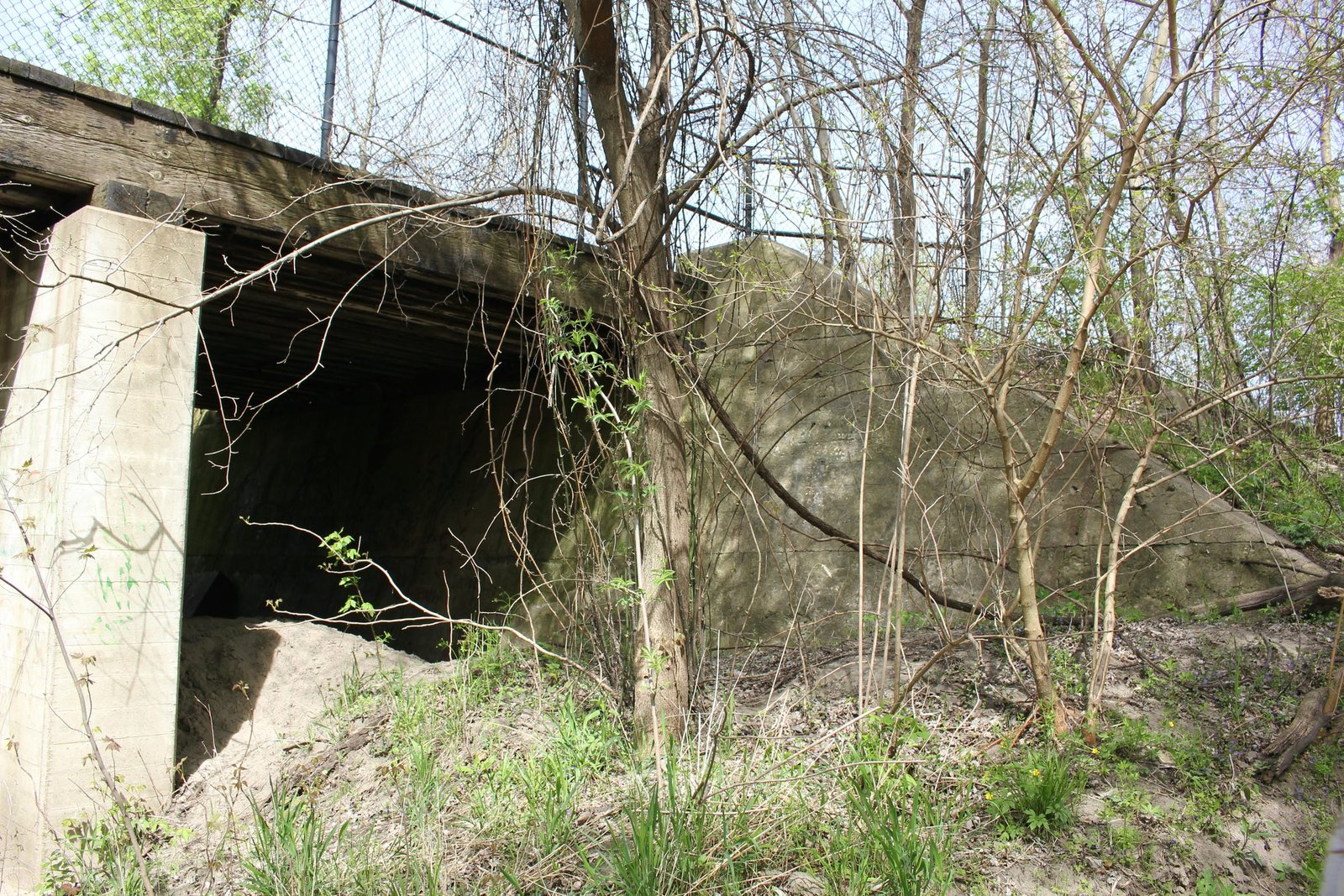 East abutment